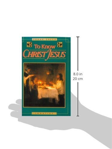 To Know Christ Jesus — back cover