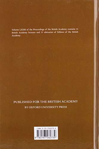 Proceedings of the British Academy
