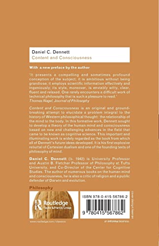 Content and Consciousness (Routledge Classics)