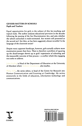 Gender Matters in Schools (Issues in Education Series)