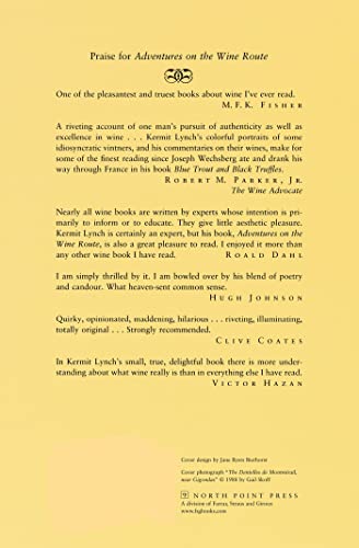 Adventures on the Wine Route by Kermit Lynch