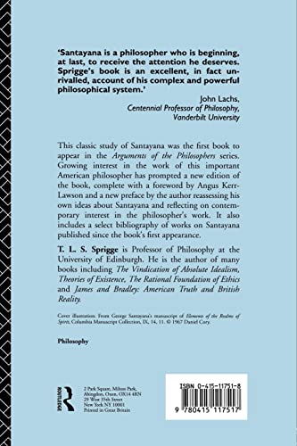 Santayana (Arguments of the Philosophers)