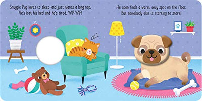 Snuggle Pug: Finger Puppet Board Book