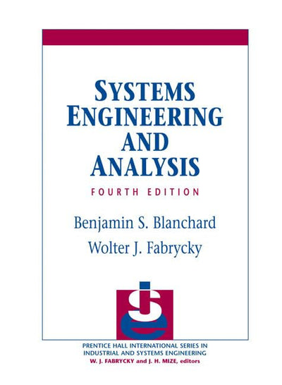 Systems Engineering And Analysis
