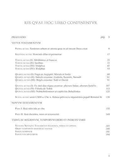 Epitome Historiae Sacrae: Brevi Christi Vitae Narratione Addita (Lingua Latina) (Latin Edition)