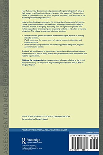 Assessment and Measurement of Regional Integration (Routledge Studies in Globalisation)