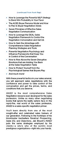 INKED: The Ultimate Guide to Powerful Closing and Sales Negotiation Tactics that Unlock YES and Seal the Deal (Jeb Blount)