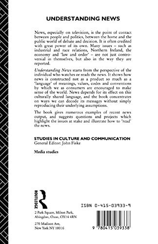 Understanding News (Studies in Culture and Communication)