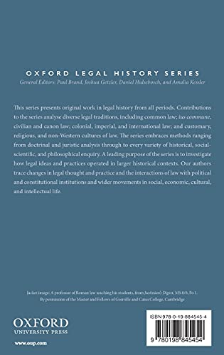 Priests of the Law: Roman Law and the Making of the Common Law's First Professionals (Oxford Legal History)