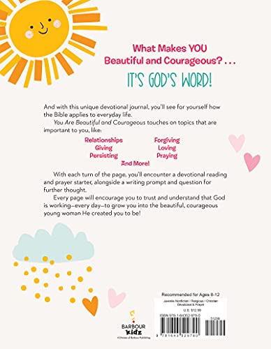 You Are Beautiful and Courageous: A Devotional Journal for Girls (Courageous Girls)