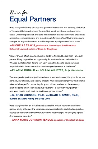 Equal Partners: Improving Gender Equality at Home — back cover
