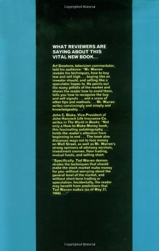 How to Make the Stock Market Make Money for You — back cover