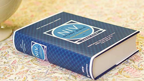 NIV Study Bible, Fully Revised Edition (Study Deeply. Believe Wholeheartedly.), Large Print, Hardcover, Red Letter, Comfort Print