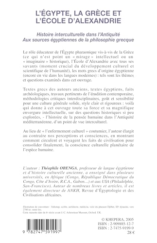 L'Egypte, la Grce et l'École d'Alexandrie