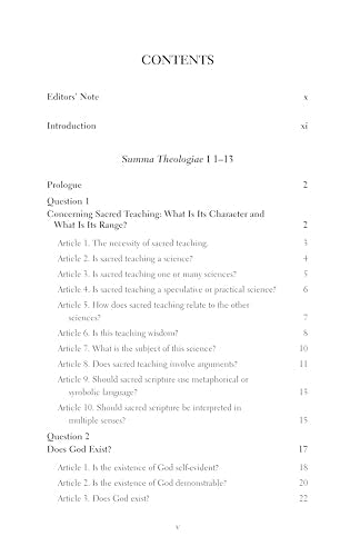 The Treatise On The Divine Nature: Summa Theologiae I, 1-13