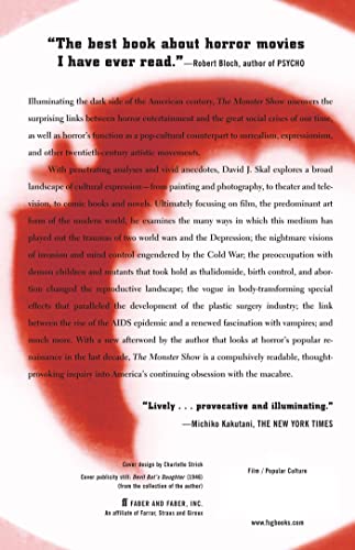 The Monster Show: A Cultural History of Horror; Revised Edition with a New Afterword
