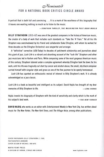 Lush Life: A Biography of Billy Strayhorn