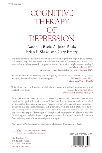 Cognitive Therapy of Depression (The Guilford Clinical Psych)