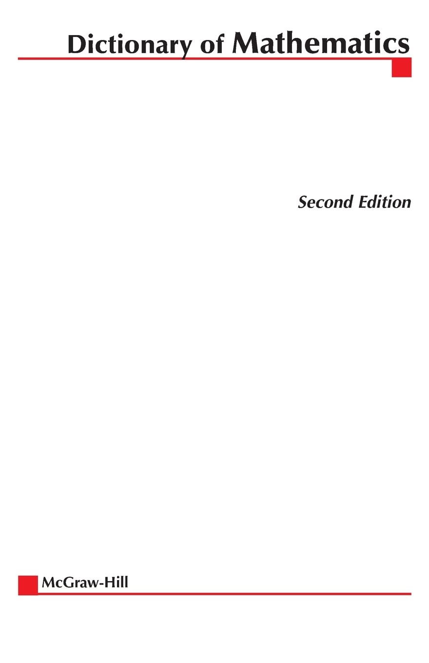 Dictionary of Mathematics