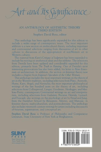 Art and Its Significance: An Anthology of Aesthetic Theory