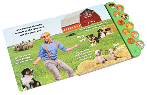 Blippi: Baby Farm Animals (10-Button Sound Books)
