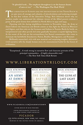 An Army at Dawn: The War in North Africa, 1942-1943, Volume