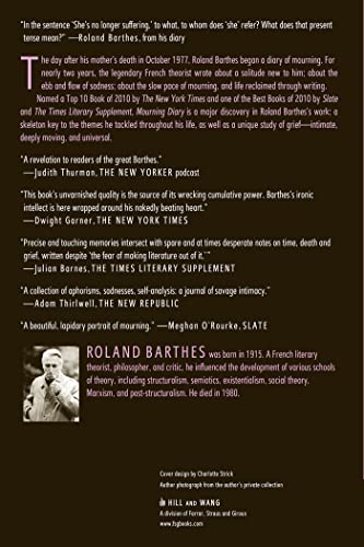 Mourning Diary by Roland Barthes