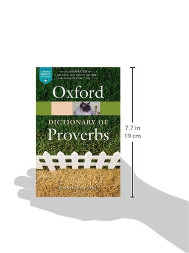 The Oxford Dictionary of Proverbs (Oxford Quick Reference)