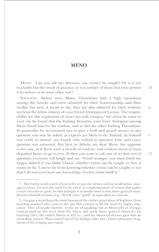 Meno (Hackett Classics)