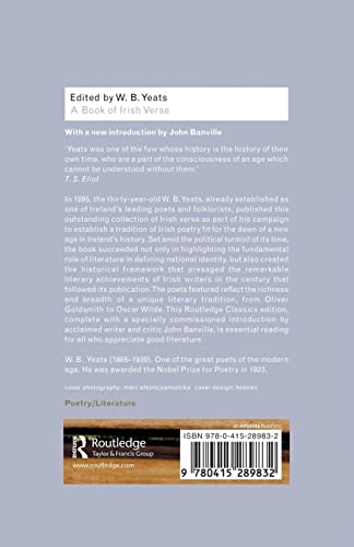 A Book of Irish Verse (Routledge Classics)