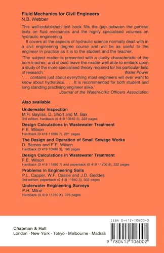 Fluid Mechanics for Civil Engineers