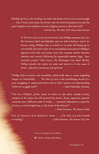 The Rest of Love: Poems