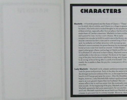 Macbeth: No Fear Shakespeare Side-by-Side Plain English by S