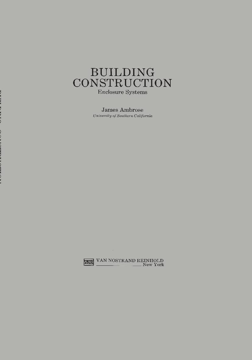 Building Construction (Building Construction S)