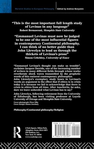 Emmanuel Levinas: The Genealogy of Ethics (Warwick Studies in European Philosophy)