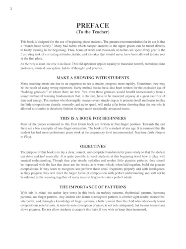 John Thompson's Modern Course for the Piano: First Grade Book