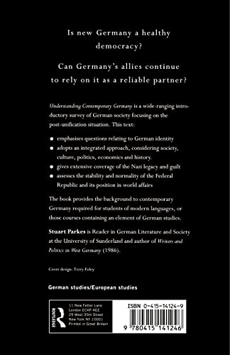 Understanding Contemporary Germany