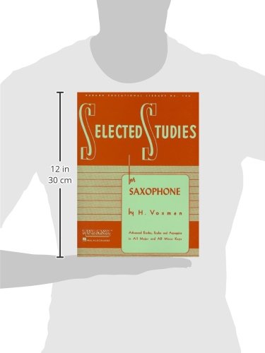 Selected Studies - Saxophone Sheet Music Advanced Etudes and Exercises Rubank Educational Library Vol. 106 Woodwind Method Book (Rubank Educational Library, 106)