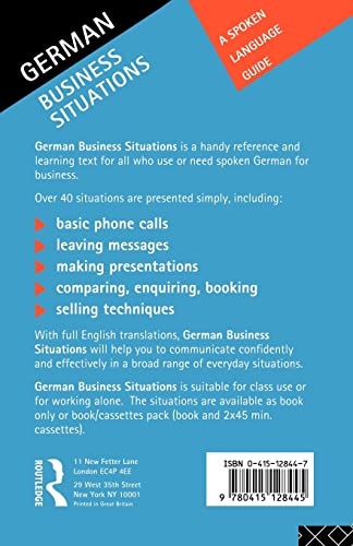 German Business Situations (Languages for Business)
