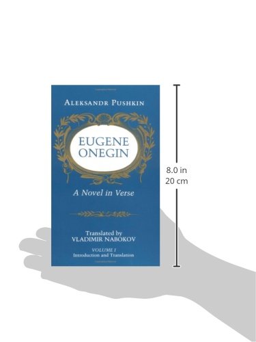 Eugene Onegin: A Novel in Verse, Vol. 1 by Pushkin