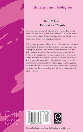 Tourism and Religion (Tourism Social Science Series, 3)