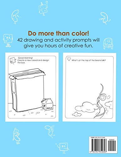 Draw, Doodle, Use Your Noodle: A Complete-The-Picture Coloring Book (Color-oni & Cheese)