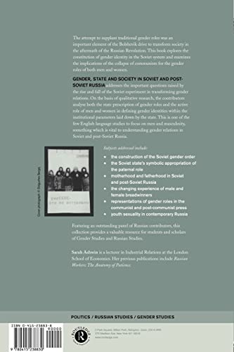 Gender, State and Society in Soviet and Post-Soviet Russia
