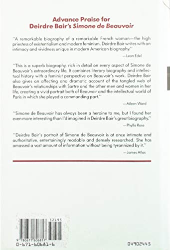 Simone De Beauvoir: A Biography