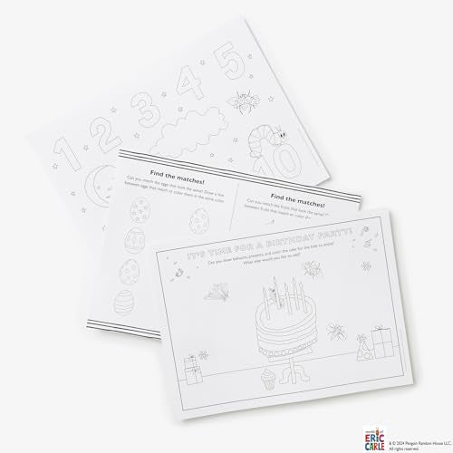 The Very Hungry Caterpillar's Coloring Placemats: 40 Activity Sheets to Color