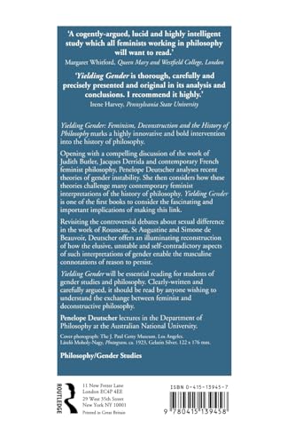 Yielding Gender: Feminism, Deconstruction and the History of Philosophy