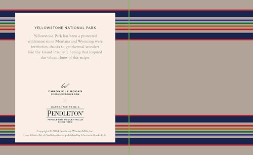 Chronicle Books Classic Art of Pendleton Notes