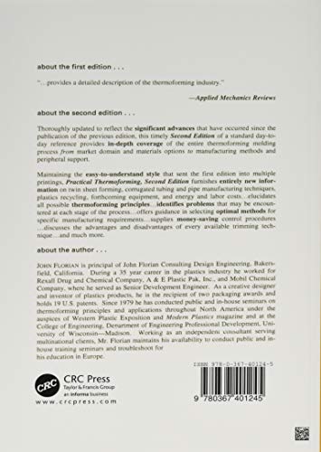 Practical Thermoforming: Principles and Applications: Second Edition, (Chemical Industries)