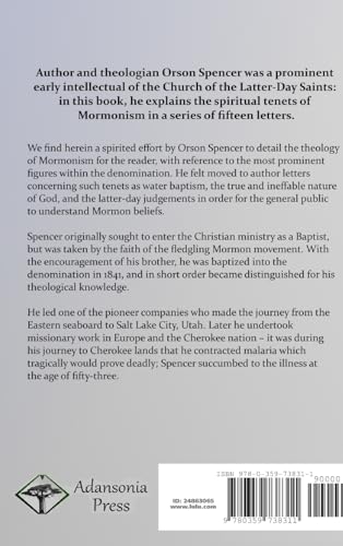 Letters Exhibiting the Most Prominent Doctrines of the Church of Jesus Christ of Latter-Day Saints (Hardcover)