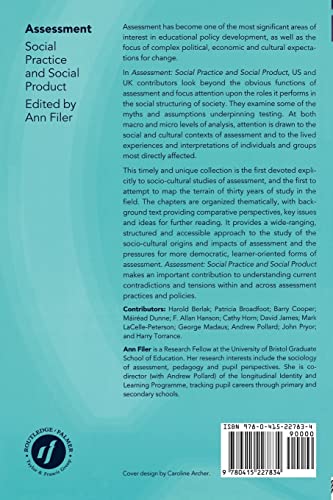 Assessment: Social Practice and Social Product